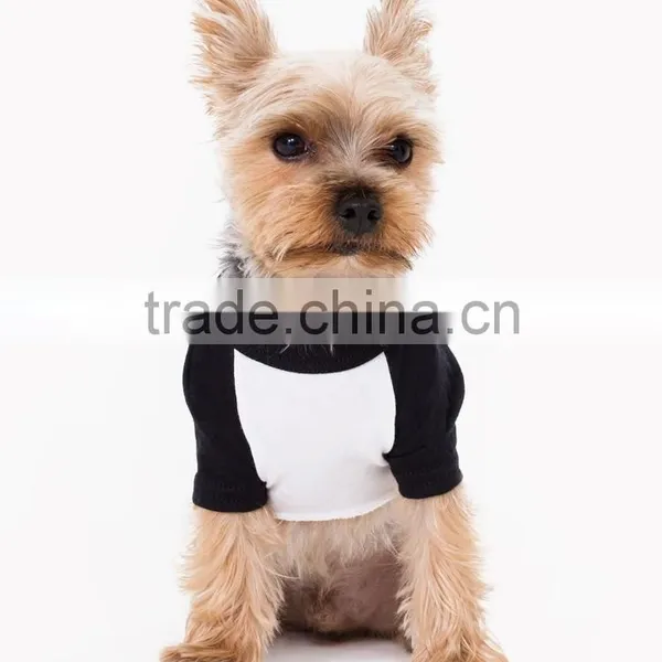 Cotton Polyester Raglan Sleeve t Shirt Dog Clothes for Europe photo-3