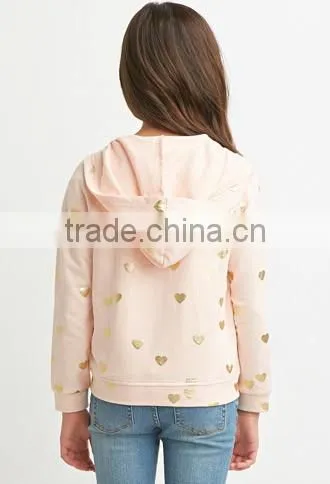 2017 Fashion Custom Printed Girls Hooded Hoodies Wholesale China Supplier photo-2