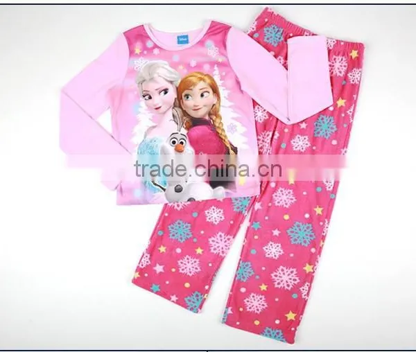 Wholesale Pajamas Frozen Sleeping Wear for Girls photo-2
