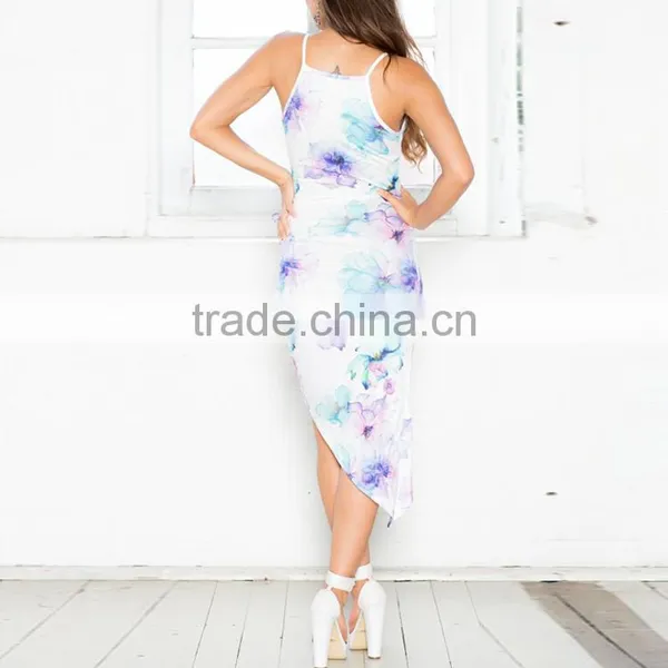 Dongguan Yihao 2015 Floral Print Summer Dress Fashion Print Dress With Summer photo-3