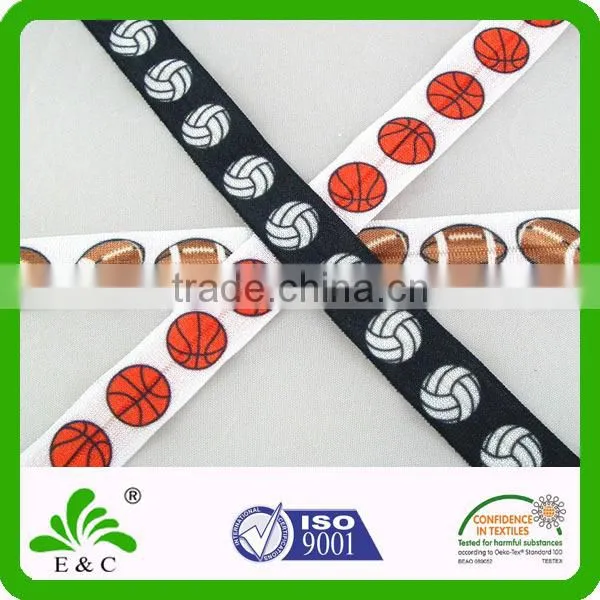 Fold Over Style Printed Custom Elastic Band photo-3