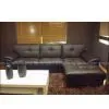 Living Room Corner Leather Sofa and Sofa Beds