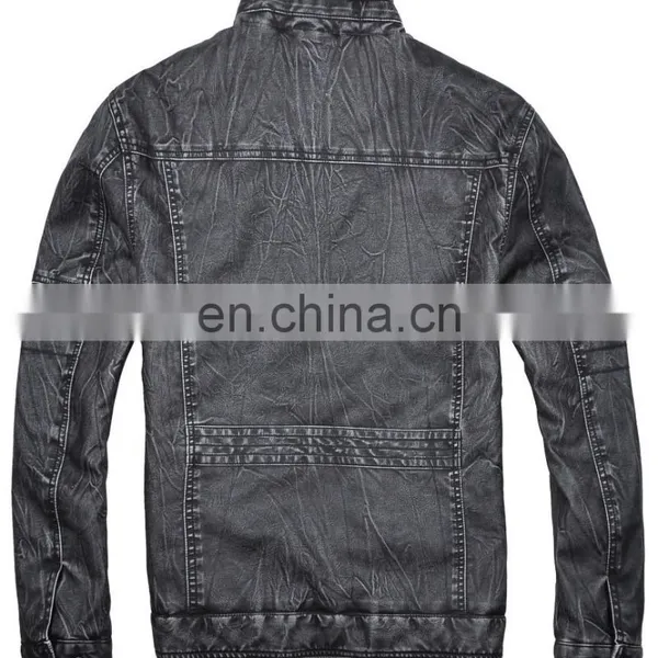 Lastest Mens Spring Thin Diamond Quilted Stylish Bomber Jacket Leather photo-3