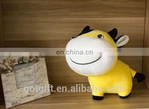 Cheap Custom Cute Cow Small Plush Toy for Gift photo-4