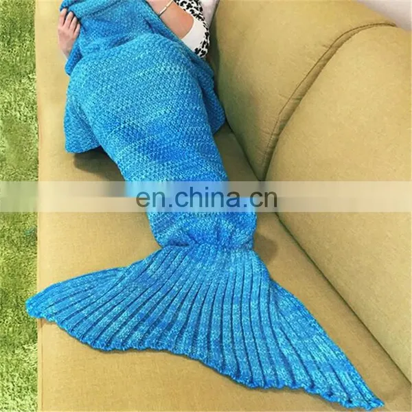 Manufactory Walmart Textile Stock Wholesale Mermaid Tail Blankets Warm Winter Blanket photo-3