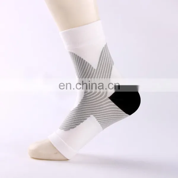 Men Anti Fatigue Circulation Foot Ankle Swelling Relief Compression Comfortable Socks #YLW-23 photo-4