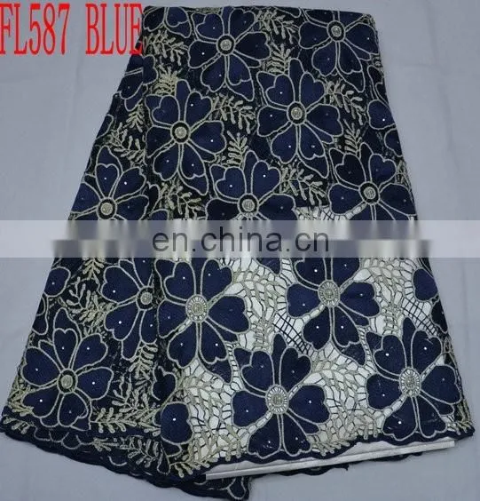 Hot Sale Cotton Lace/ African Cord Lace/ Guipure Lace/ Embroidery Lace photo-4