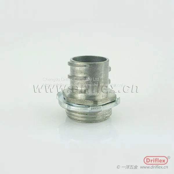 Driflex 1/2 In. Screw-In Coupling Flexible Metallic Conduit Fittings photo-2