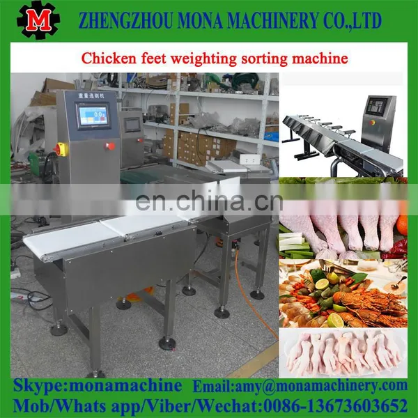 Long Service Time Fish Online Weight Checking And Sorting Machine photo-5