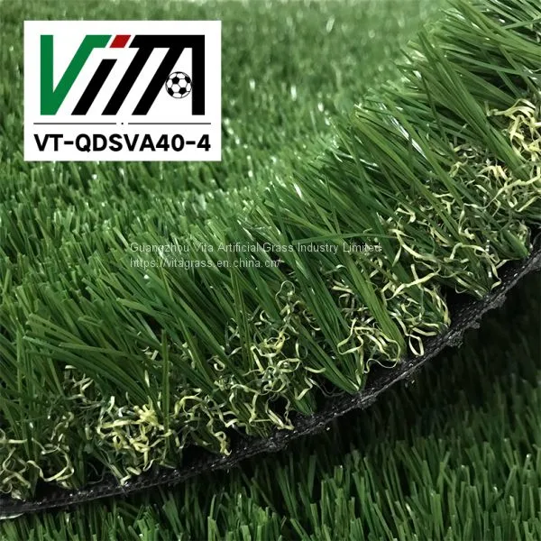 Landscaping Artificial Grass 40mm Stocks Grass With Factory Price VT-QDSVA40-4 photo-3