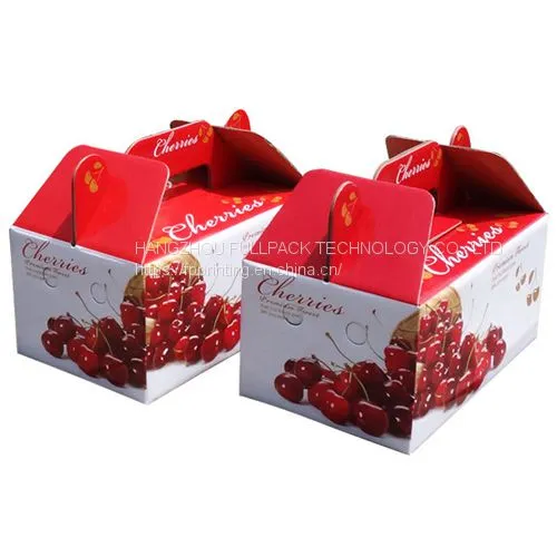 China Custom Foldable B Flute Corrugated Paper Boxes for Fruits Packaging photo-2
