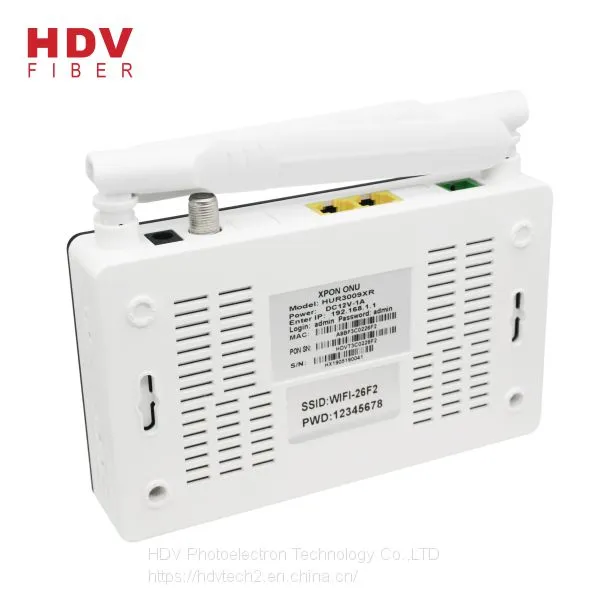 FTTH Fiber Optic Network Router 1GE+1FE+WIFI +CATV Dual Pon Port GEPON GPON XPON ONU photo-4