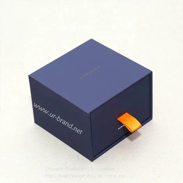 China Supplier Custom Logo Paper Slide Drawer Ring Necklace Bracelet Jewelry Gift Box photo-3