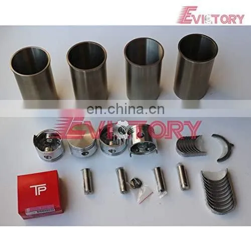 for Forklift Toyota 4P Water Pump Valve Guide Seat Piston Liner Ring Bearing Full Gasket Kit photo-2