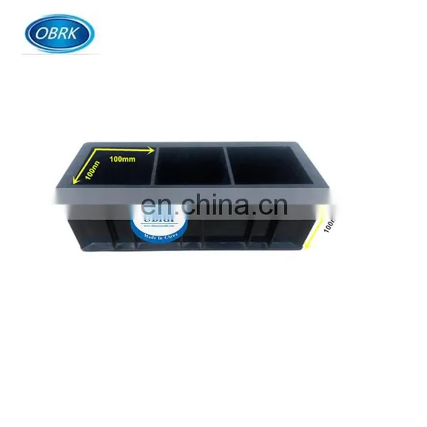 Black Color Three Gang Concrete Cube Mould,Concrete Molds 100mm photo-2