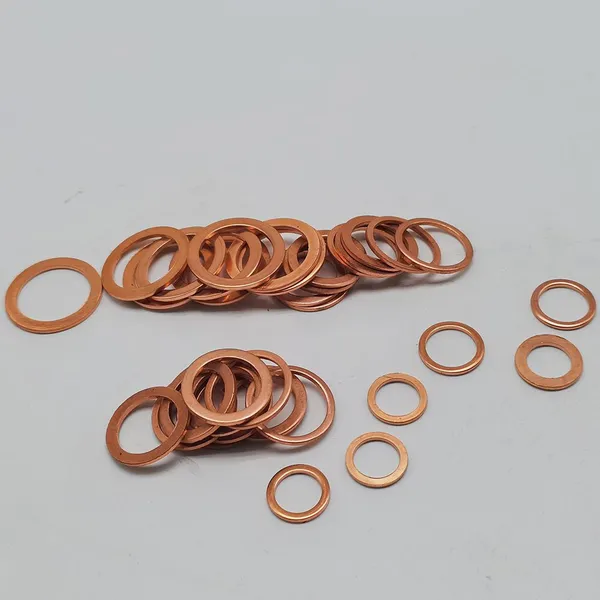 High Quality Chinese Stamping Parts 10*14*1 Metal Fittings Hardware Fasteners Ring Washers Flat Copper Ring Washers Washer photo-3