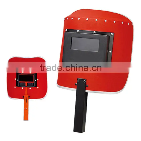 Hard Fibre Vulcanized Paper Welding Glass Mask and Red Steel Paper Welding Mask Made in China WM064 photo-2