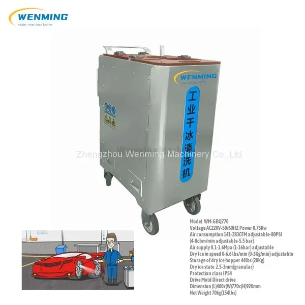 Min Dry Ice Blaster Dry Ice Cleaning Machine for Cars Dry Ice Blasting Machine photo-4