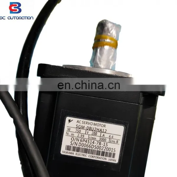 Hot Sale Japan Original AC Servo Motor For Yaskawa SGM-08U2HA12 Motors And Drive photo-2