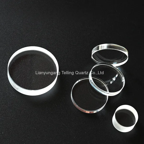 Customized Optical Quartz Plate Window Round Quartz Glass Plates Disc photo-3