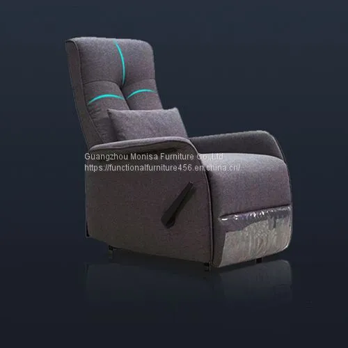 Italian-Style Capsule Sofa Single Leisure Sofa Living Room Household Manual Function Disposable Fabric Single Chair photo-4