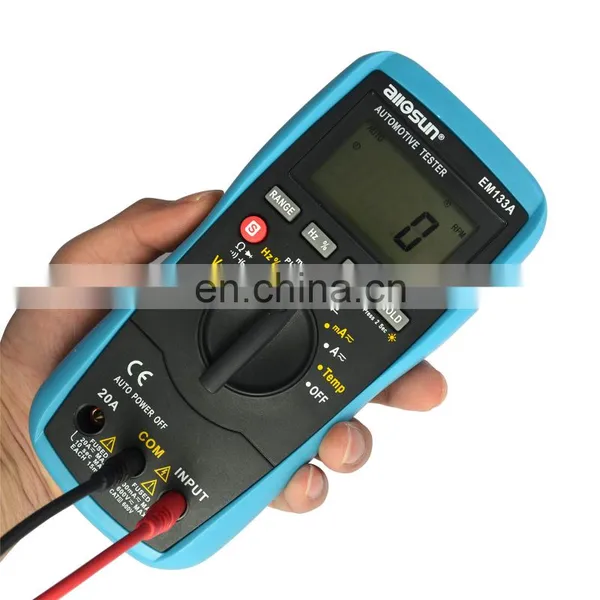 Allsun EM133A Digital Automotive Multimeter Autorange ACA/DCA Max.20A Electrical Instruments photo-2