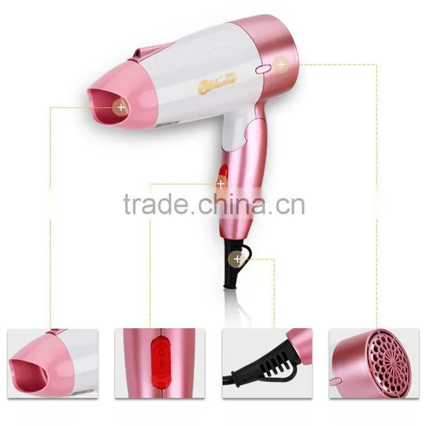 Wholesale Customized Pink Hair Dryer With Patterns photo-3