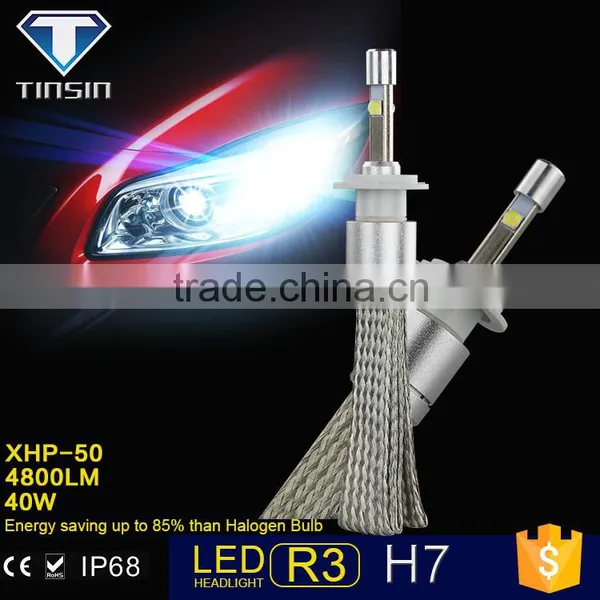 New Design Car Accessories 40w 4800lm H7 H4 H7 Headlight Bulbs Car Lights Led photo-5