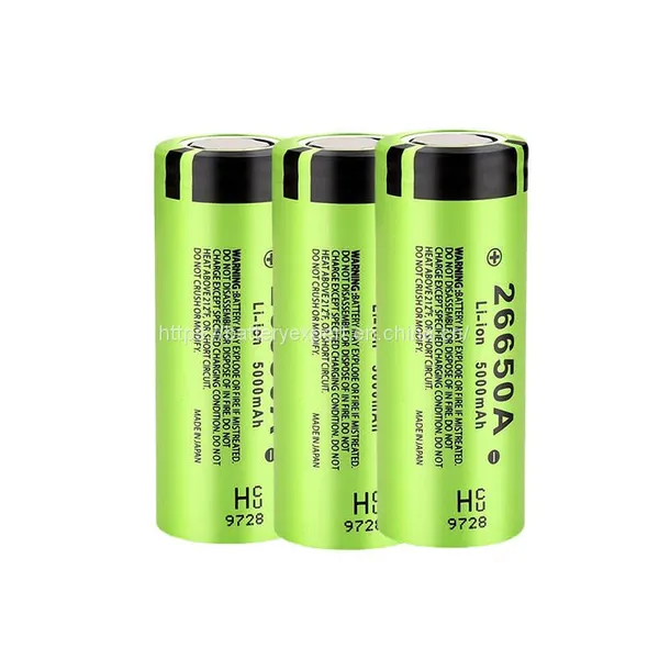 Lithium 26650 3.7V 5000mAh 5Ah Cylidrical Li-Ion Battery Cell for Flash Light photo-4