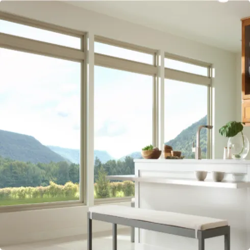 Fixed Window Aluminum Frame Fixed Double Glass Windows Floor To Ceiling photo-3