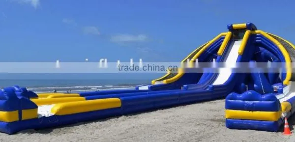 2015 NEW Arrvail PVC Tarpualin Gaint Inflatable Trippo Slide,water Slider With Three Lines Quality Choice photo-3