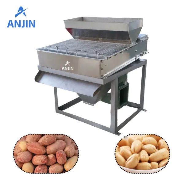 Automatic Roasted Peanut Peeler Nut Skin Removing Machine photo-3