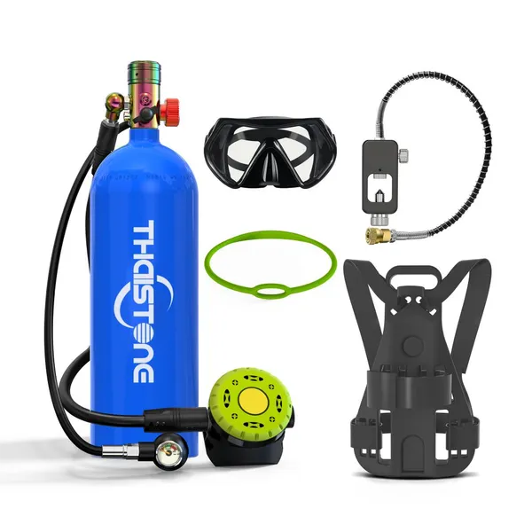 Cheap Lung Tank 2.3L Mini scuba Diving Dive air tank with Snorkeling Mask Set