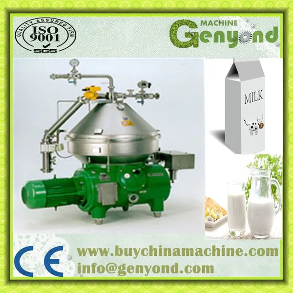 Factory Industrial Full Automatic Disc Centrifugal Skimming Unit Dairy Fat Separation Machine Milk Cream Separator for Milk photo-3