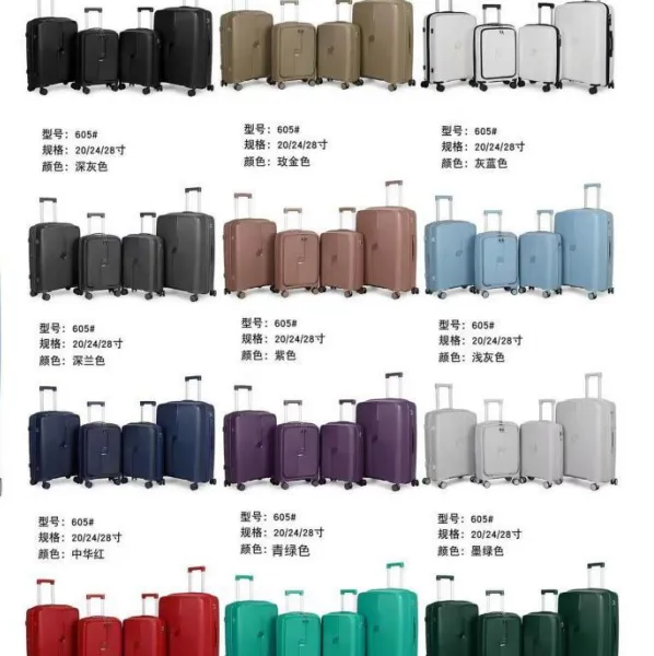 pp Trolley Bag Fashion Luggage Leisure Luggage Luggage Set photo-2