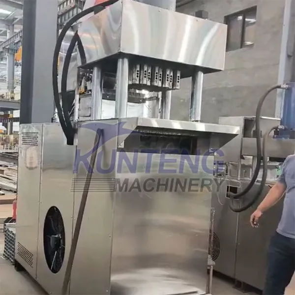 Uganda Charcoal Briquette Machine Automatic Coke Coal Dust Powder Briquette Pressing Bbq Charcoal Machine EPC photo-3