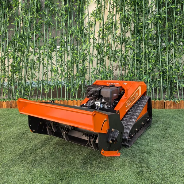 Vigorun MTSK800 Automatic Remote Control Grass Cutting Machine 48V 20Ah Battery Remote Flail Mower