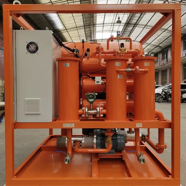 Transformer Oil Purification Machine 6000 Liters Per Hour With Double Stage High Vacuum System photo-4