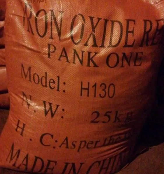 Supply of Export-grade Standard First-class H110 Iron Oxide Red Produced in Hunan photo-3