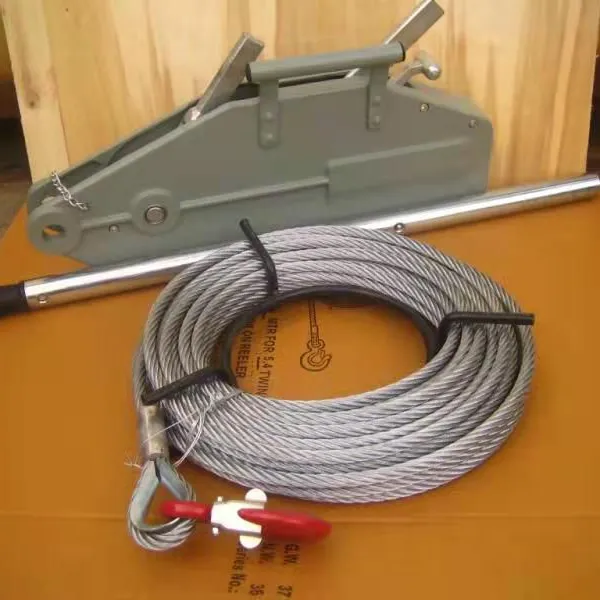 Tirfor; Wire Rope Hand Tackle Block; Hand Ratchet Steel Rope Hoist; Handle Puller