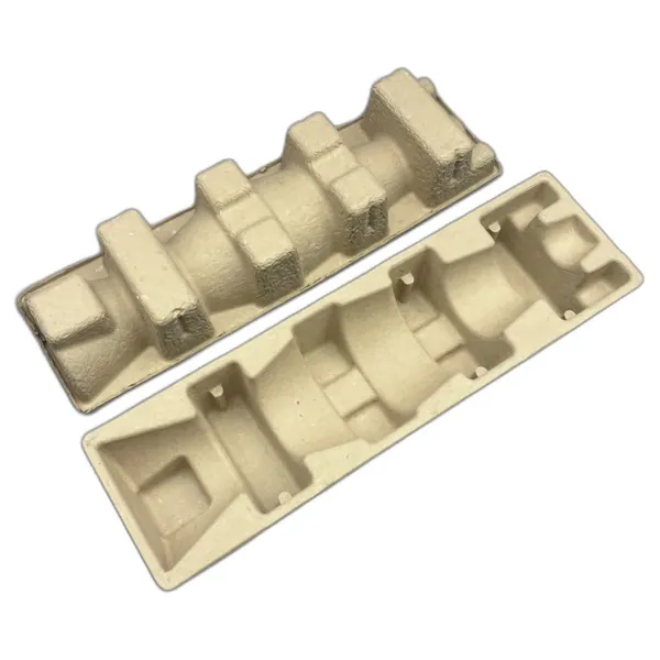 Molded Fiber Bottle Tray With Anti-Slip Surface, 22mm Hole Diameter, Suitable for 500ml-2L Bottles