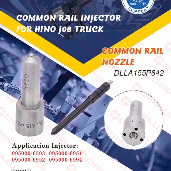DLLA155P842 Denso Common Rail Injector Nozzle | 093400-8420 for Hino