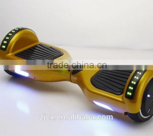 6.5" Chrome Shinny Gold Electric Drifting Skateboard photo-5