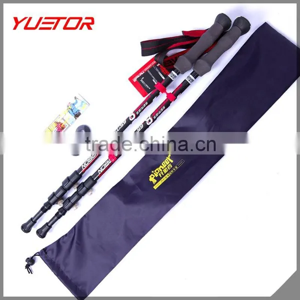 High Quality External Quick Lock 80% Carbon Trekking Pole Climbing Stick Supplier's Choice photo-2