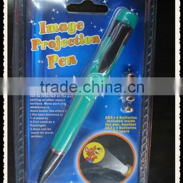 2015 Hot Plastic Led Projector Pen Light of All Kind Logo to Advertising photo-3