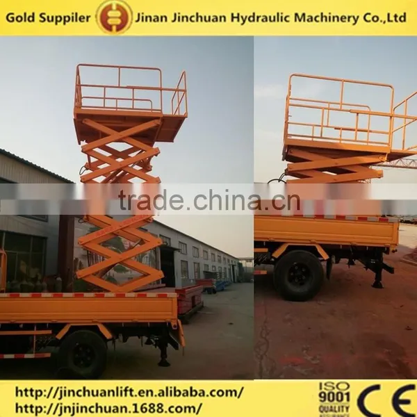 High Quality Hydraulic Vehicle Mounted Scissor Lift Platform/truck Mounted Scissor Lift LHSJCC0.3-10 photo-3