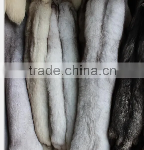 High Fashion Real White Fox Fur Wholepieces Skin and Fur photo-2