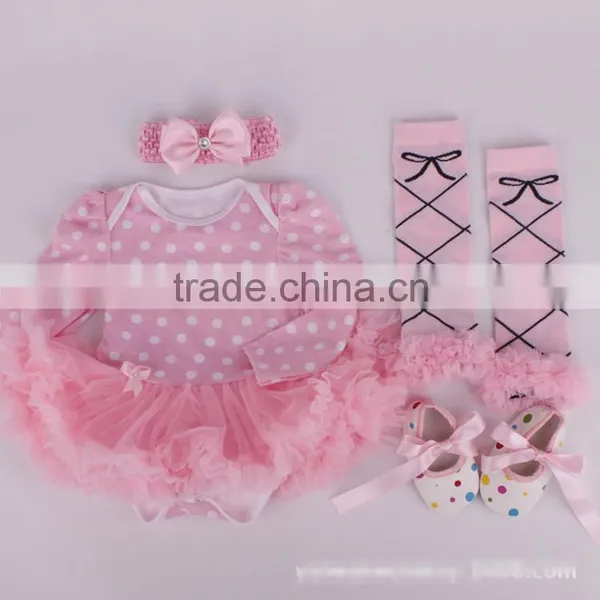 2016 New Style Wholesale Baby Romper 0-12 Month Child Tutu Dress Baby Romper Set photo-4