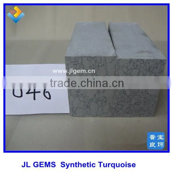 Factory Price Synthetic Turquoise Bricks Rough For Gemstone Jewelry photo-6