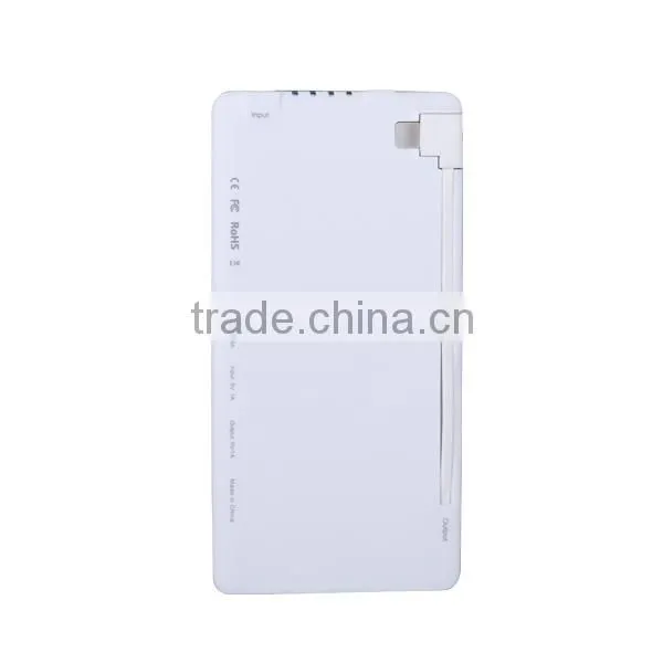 Holly Credit Card Power Bank With Bluetooth Speaker With Built in Cable, Mobile Power Bank photo-2